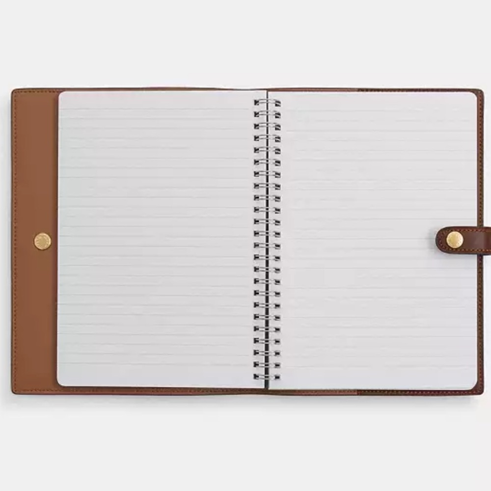 Coach Notebook In Signature Canvas - Picture 2 of 3